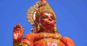 Why are all Hanuman idols covered with Sindoor (Vermilion) ? Hanuman