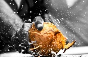 Why do we break coconut in temple ? Why do Hindus break coconut