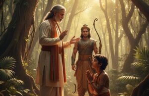 Story Of Ekalavya: Price of Dedication and Right Thumb Story of Ekalavya