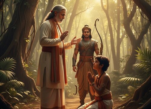 Story Of Ekalavya: Price of Dedication and Right Thumb Story of Ekalavya