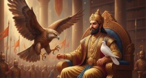 Hinduism Moral Lessons Part 2: Powerful Leadership and Integrity Through Story of King Shibi, Dove and Hawk hinduism moral lessons