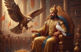 Hinduism Moral Lessons Part 2: Powerful Leadership and Integrity Through Story of King Shibi, Dove and Hawk hinduism moral lessons